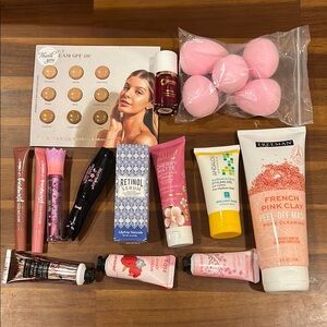 Skincare and Makeup Beauty Bundle Lot (Set of 14 items)